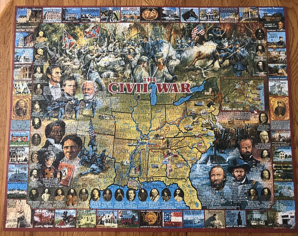 The Civil War - White Mountain Puzzles puzzle collectible [Barcode 724819247097] - Main Image 2