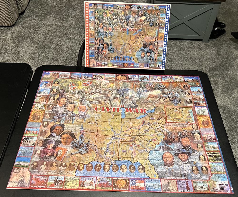 The Civil War - White Mountain Puzzles puzzle collectible [Barcode 724819247097] - Main Image 3