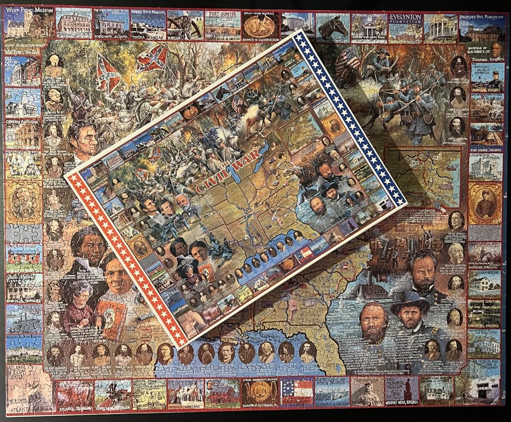 The Civil War - White Mountain Puzzles puzzle collectible [Barcode 724819247097] - Main Image 4