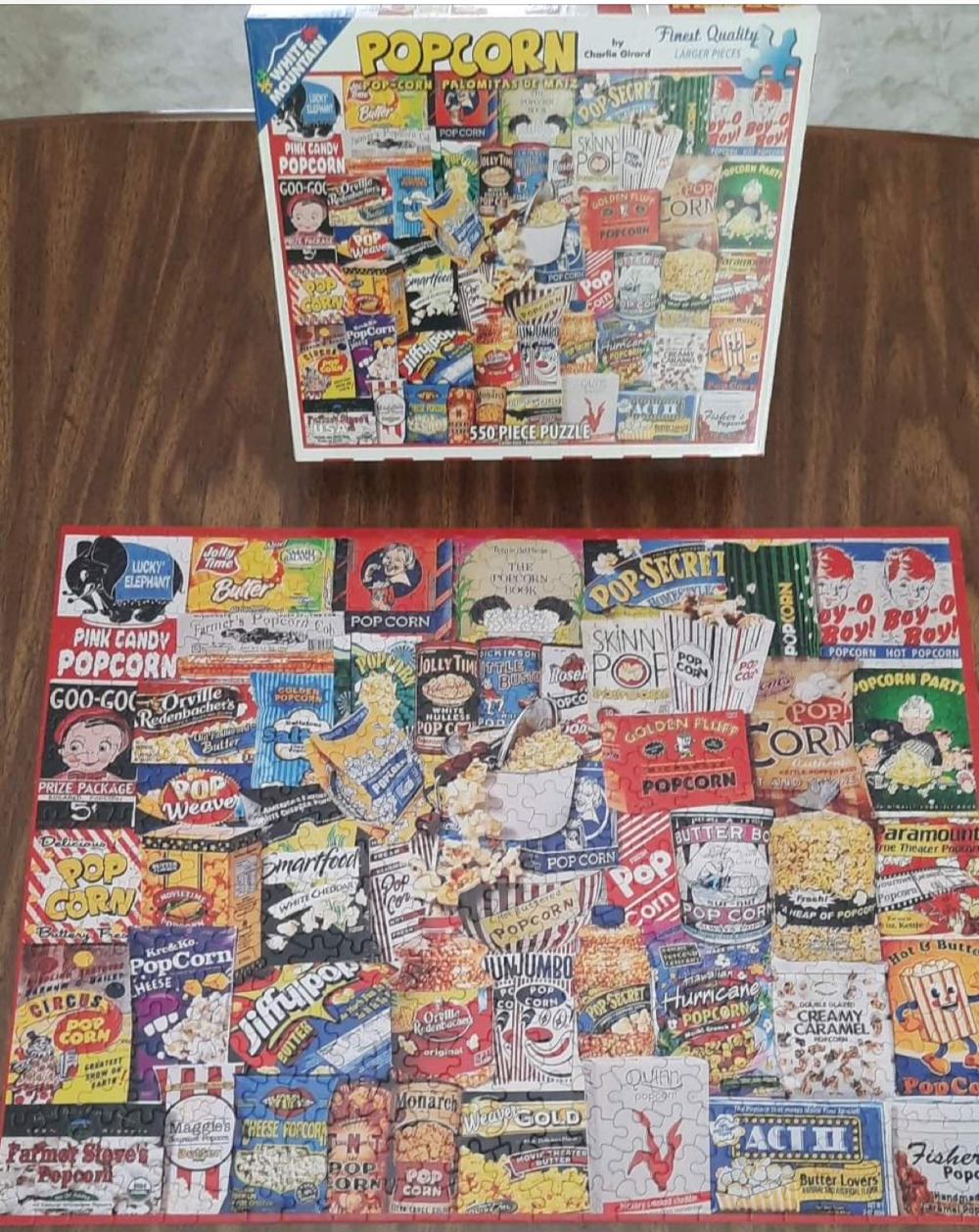 Popcorn - White Mountain puzzle collectible [Barcode 724819257041] - Main Image 4