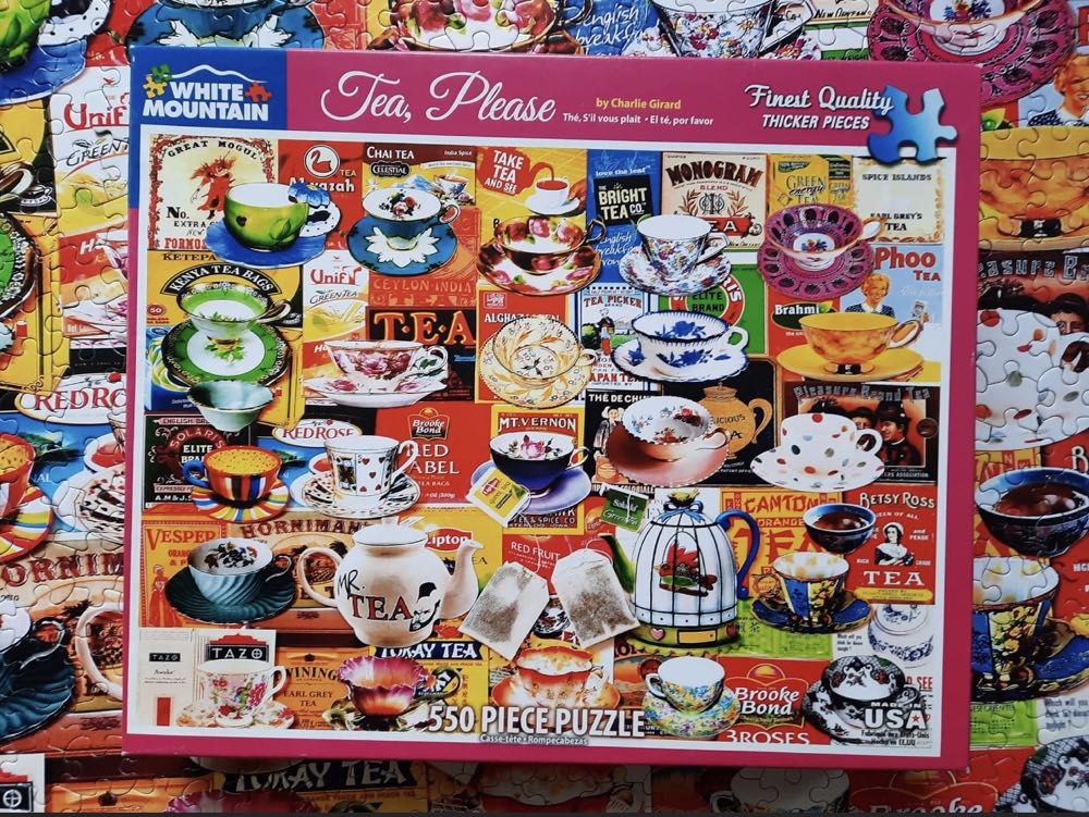 Tea, Please - White Mountain puzzle collectible [Barcode 724819258185] - Main Image 4