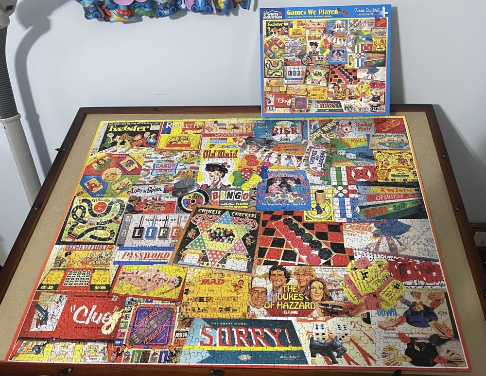 Collage: Games We Played - White Mountain puzzle collectible [Barcode 724819255047] - Main Image 4