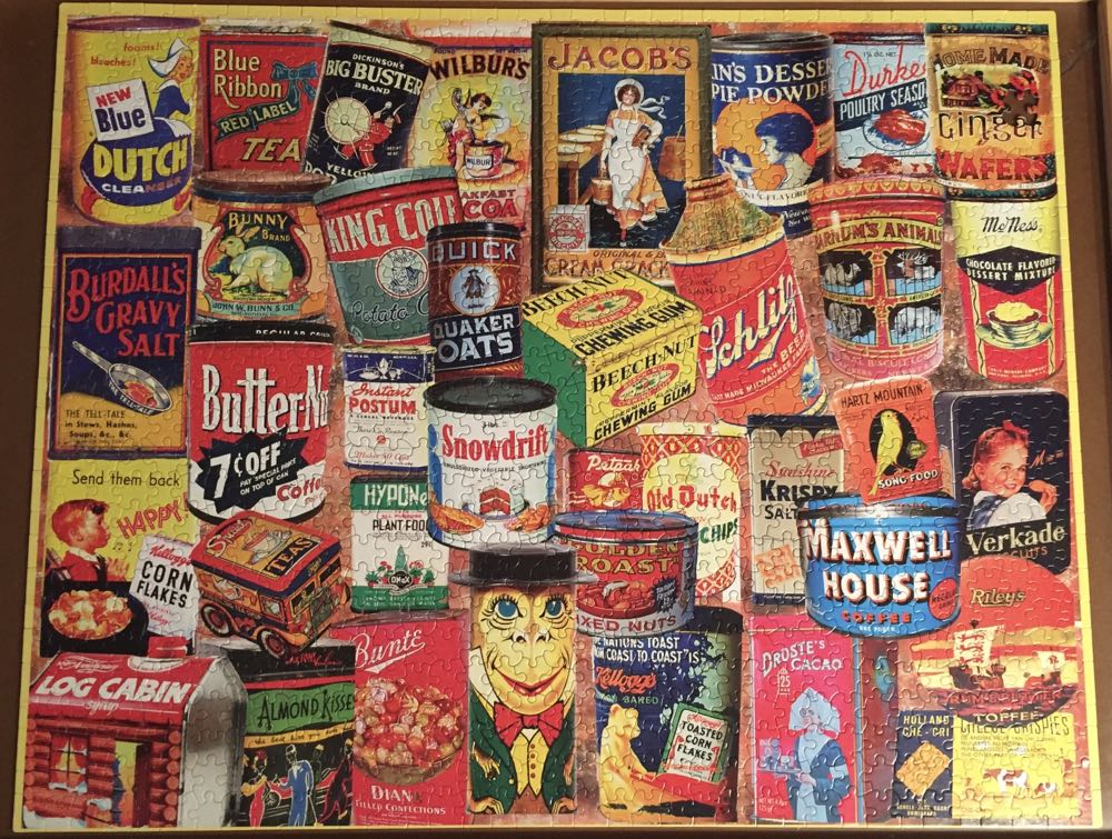 Vintage Tins - White Mountain Puzzles puzzle collectible [Barcode 724819258161] - Main Image 3