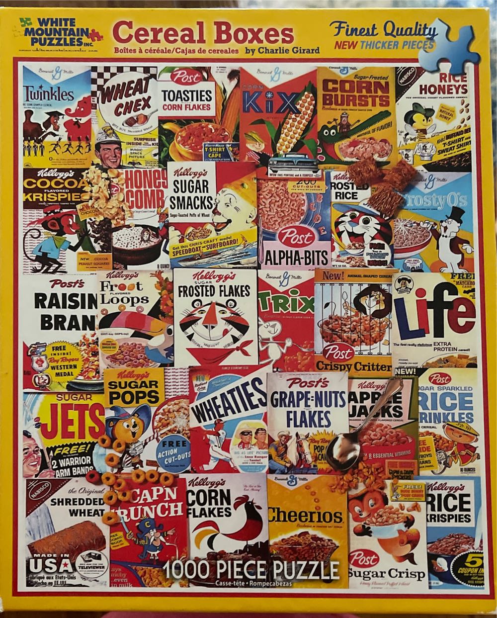 Cereal Boxes - White Mountain 🇺🇸 puzzle collectible [Barcode 724819255351] - Main Image 3