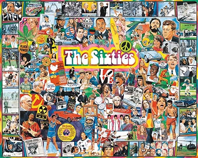 The Sixties - White Mountain puzzle collectible [Barcode 724819249305] - Main Image 2