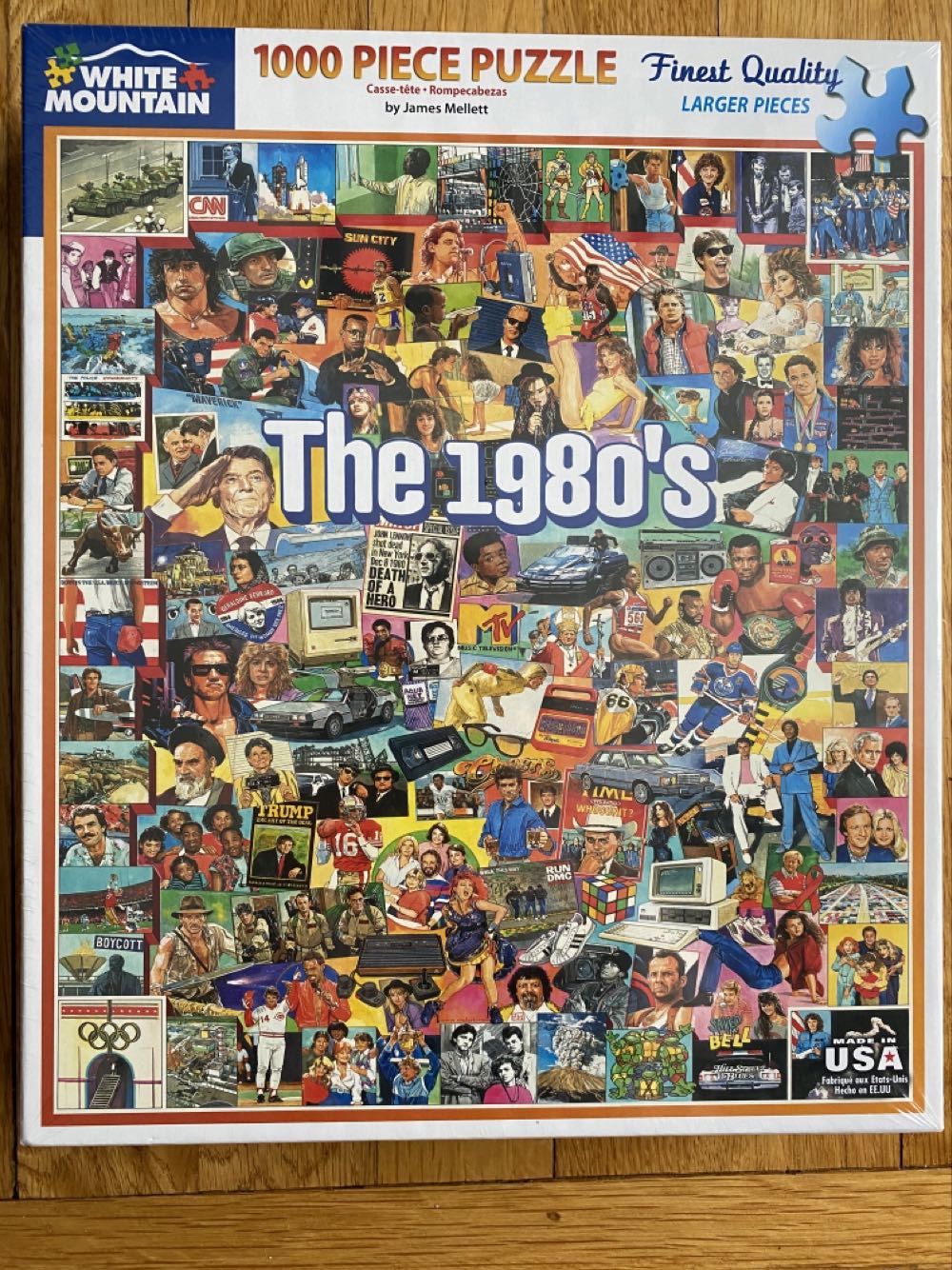The 1980’s - White Mountain puzzle collectible [Barcode 724819254439] - Main Image 3