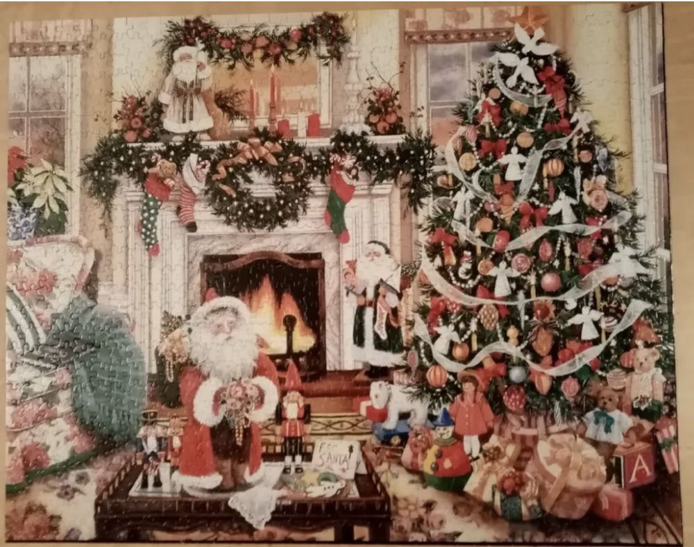 Cozy Christmas NEW. ❤️🧩 - White Mountain Puzzles puzzle collectible [Barcode 724819247950] - Main Image 2