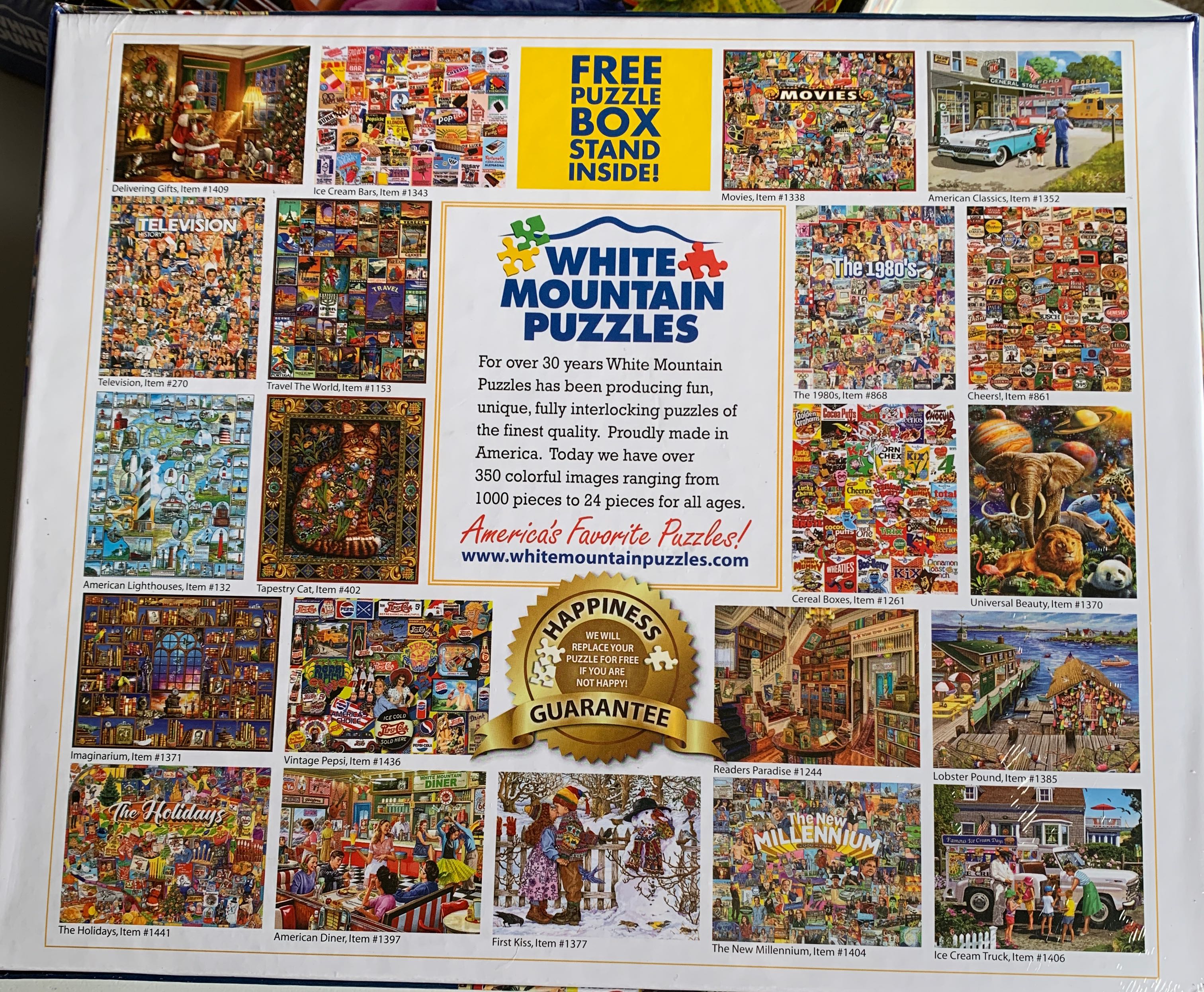 Vintage Pepsi - White Mountain puzzle collectible [Barcode 724819261697] - Main Image 2