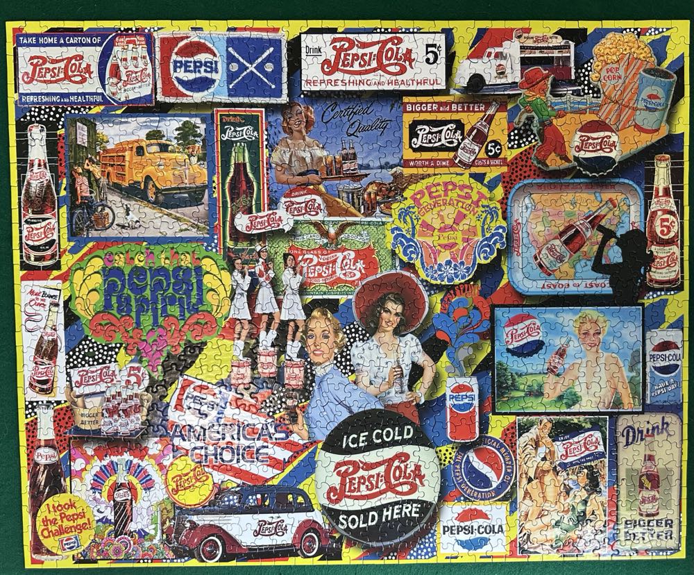 Vintage Pepsi - White Mountain puzzle collectible [Barcode 724819261697] - Main Image 3