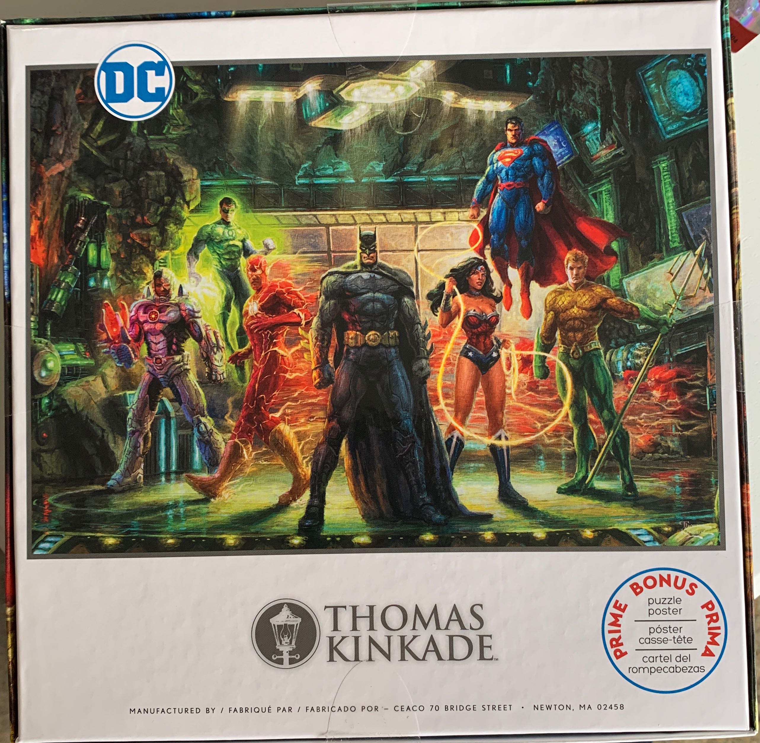 DC - The Justice League -  Ceaco puzzle collectible [Barcode 021081331814] - Main Image 2