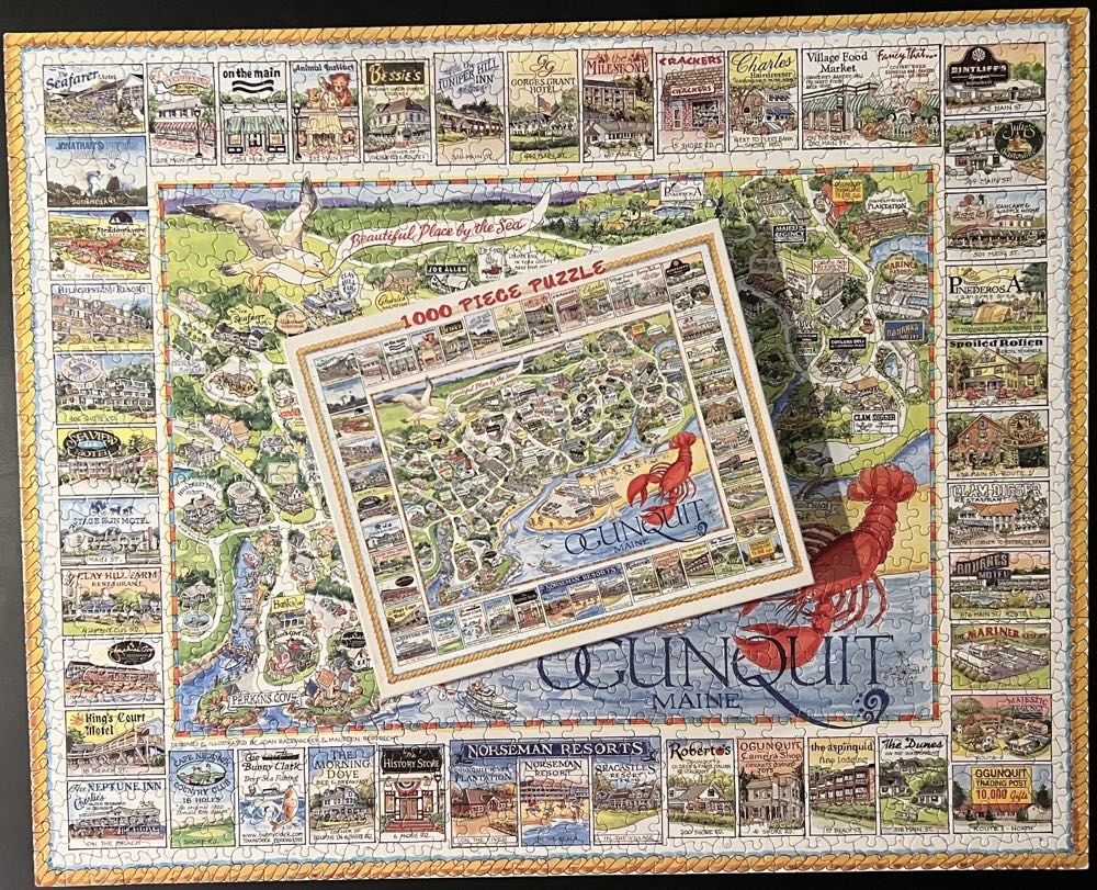 Ogunquit Maine - White Mountain Puzzles puzzle collectible [Barcode 724819247509] - Main Image 4