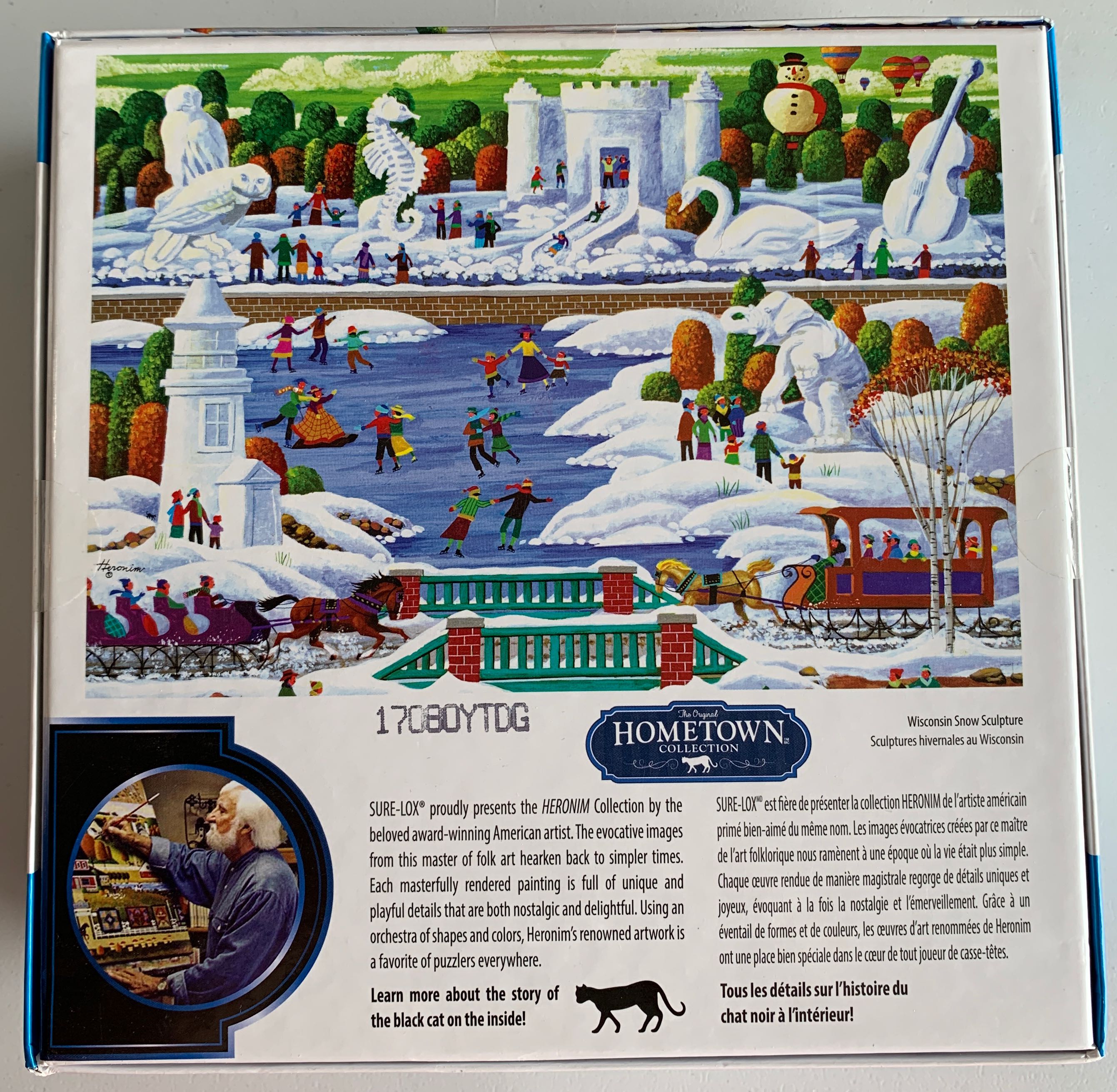 Wisconsin Snow Sculpture  - TCG Toys puzzle collectible [Barcode 686141014870] - Main Image 2