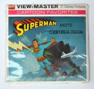 View Master 1973 Superman Meets Computer Crook - View-Master Ideal Group, Inc puzzle collectible - Main Image 3