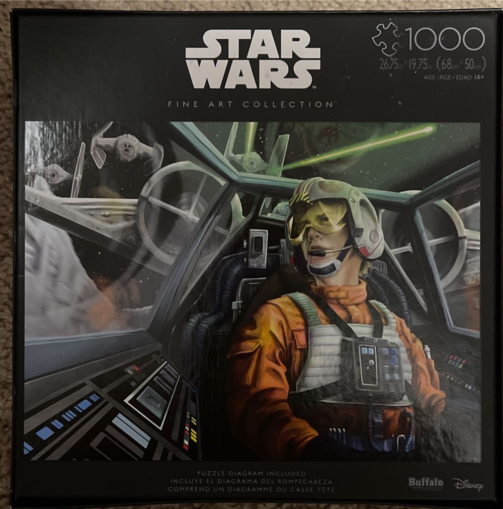 Star Wars - Baptism by Fire (Fine Art Collection) - Buffalo puzzle collectible [Barcode 079346125555] - Main Image 2