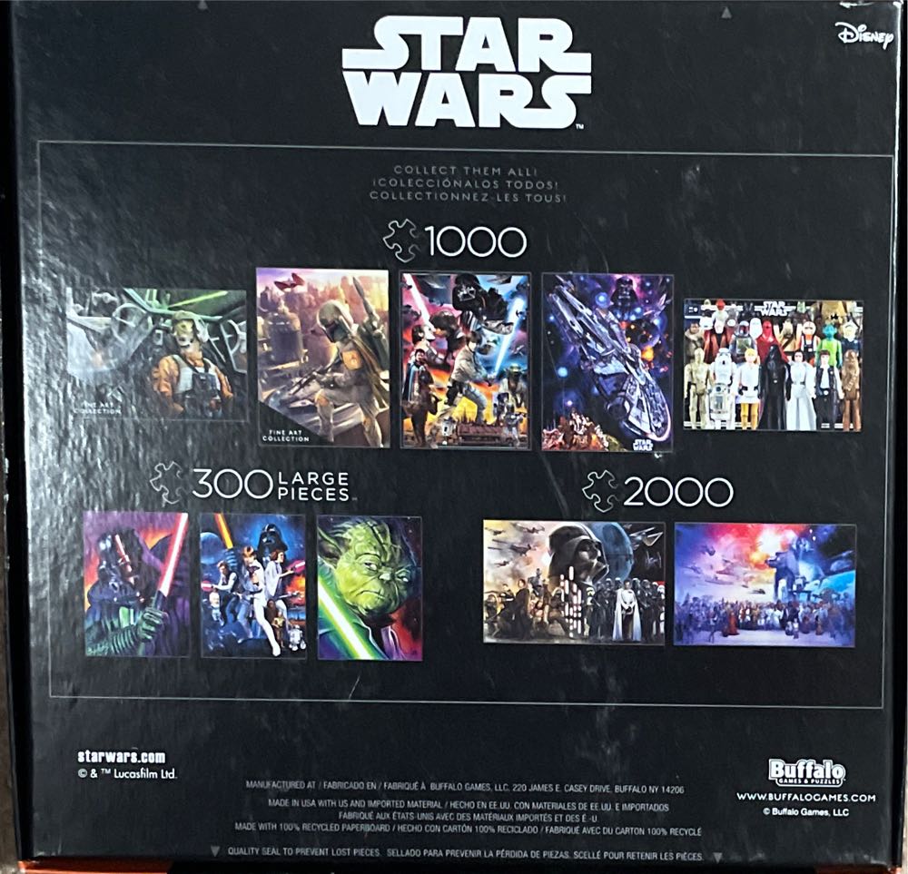 Star Wars - Darth Vader Christmas - Buffalo Games & Puzzles puzzle collectible [Barcode 079346028030] - Main Image 3