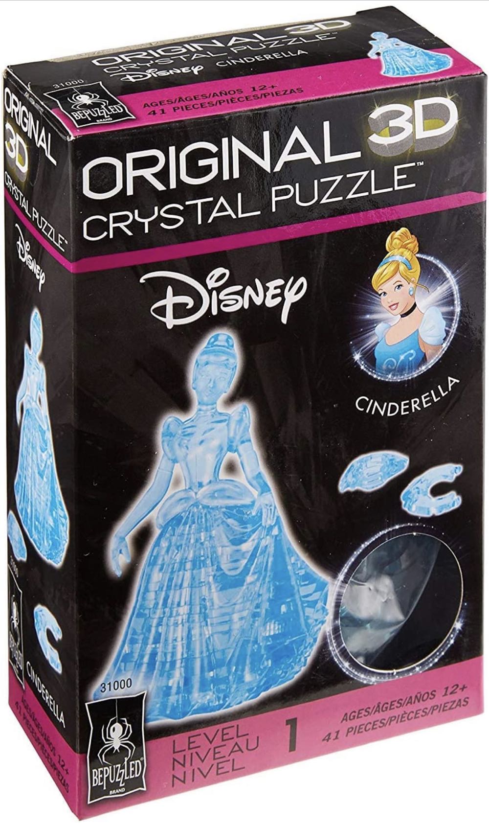 3D Cinderella Blue - Bepuzzled puzzle collectible [Barcode 023332310005] - Main Image 3