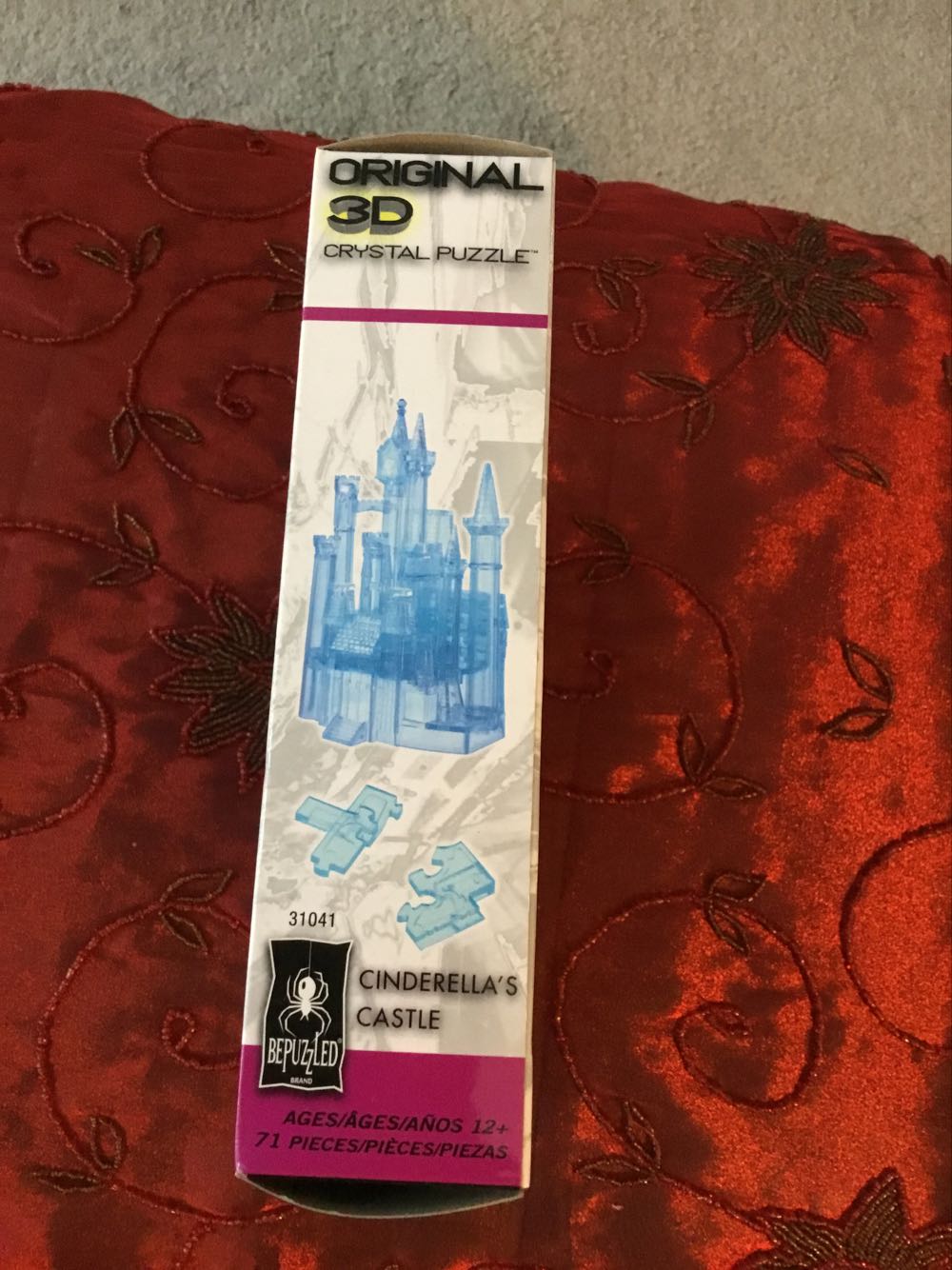 Cinderella’s Castle Blue Crystals 3D - Bepuzzled puzzle collectible [Barcode 023332310418] - Main Image 3