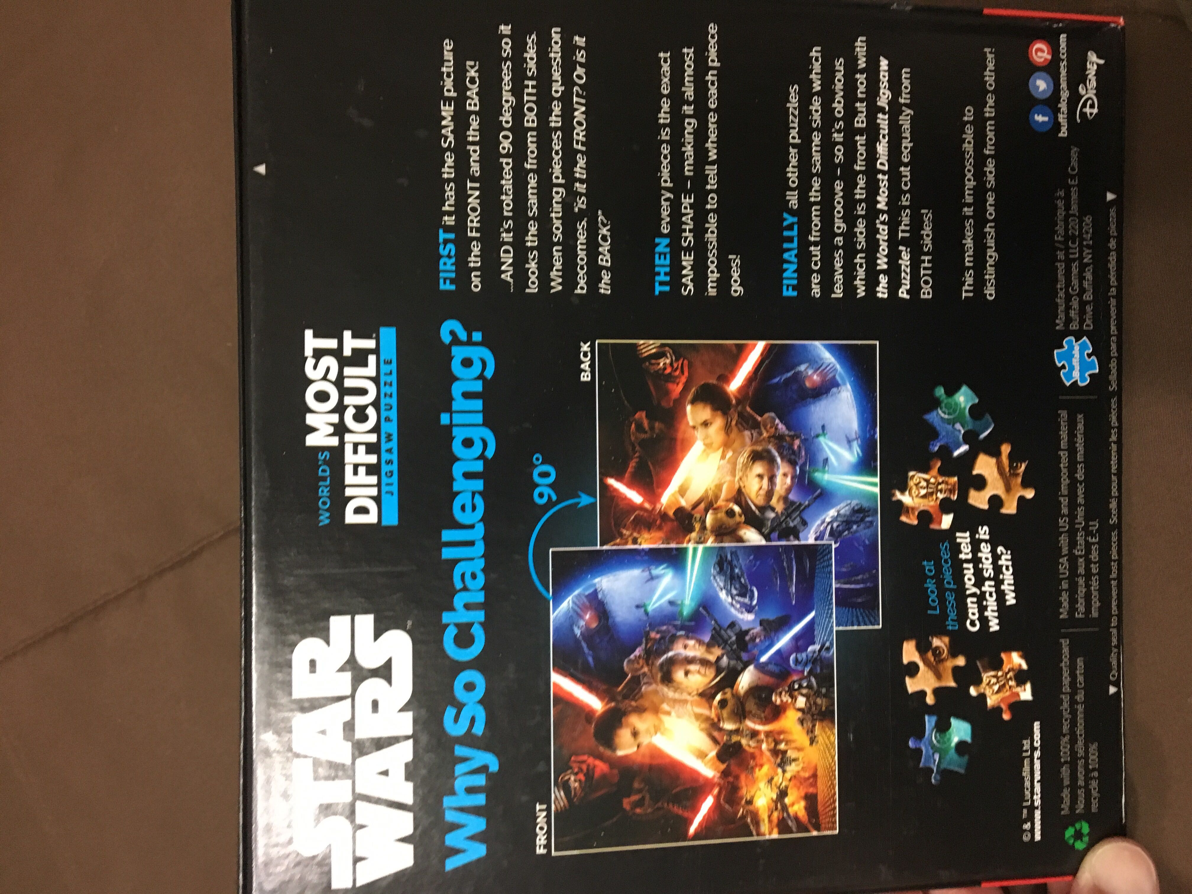 Star Wars Challenge  - Buffalo puzzle collectible [Barcode 079346038213] - Main Image 2