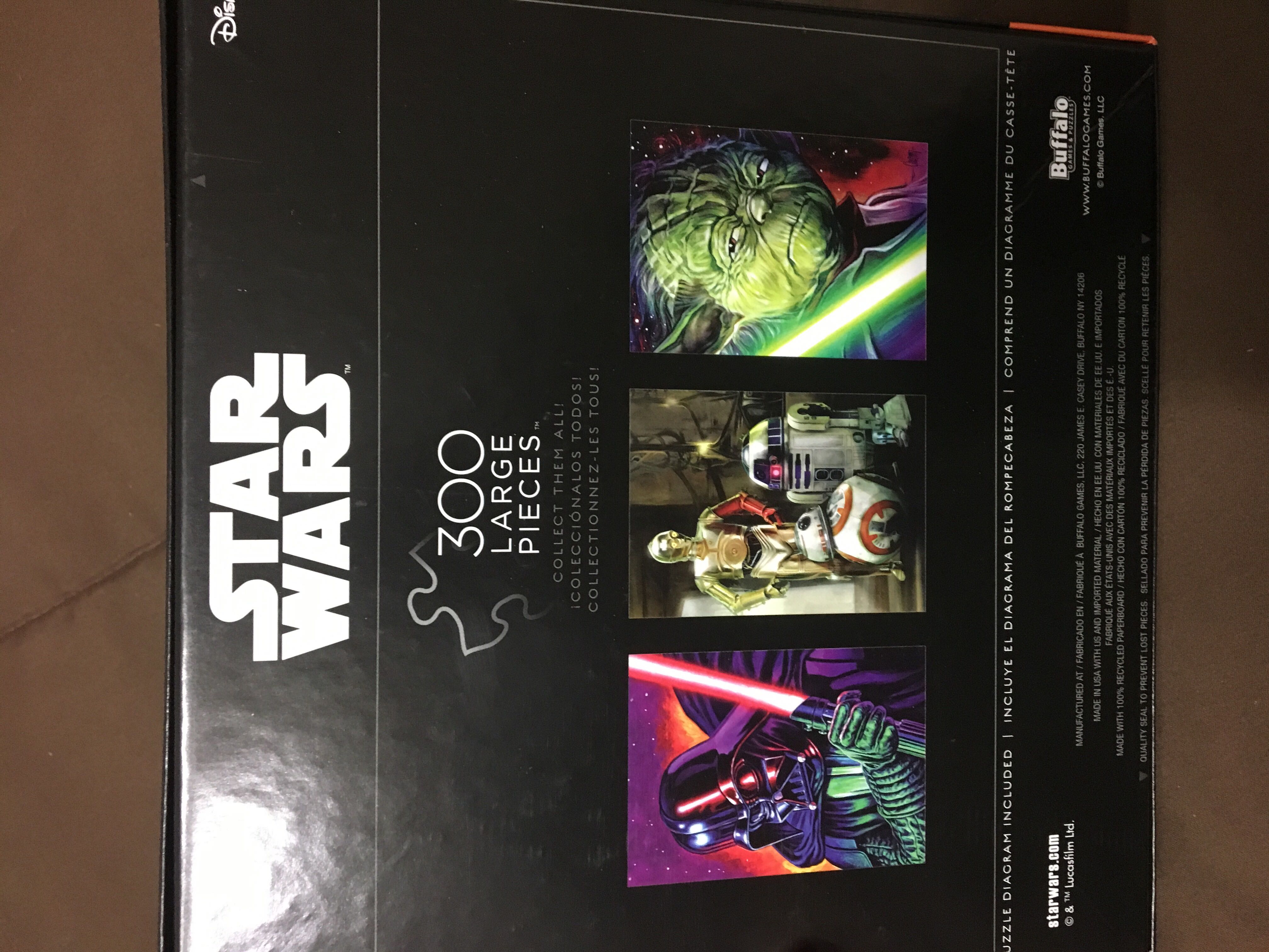 Star Wars - Christmas Yoda - Buffalo Games & Puzzles puzzle collectible [Barcode 079346028054] - Main Image 2