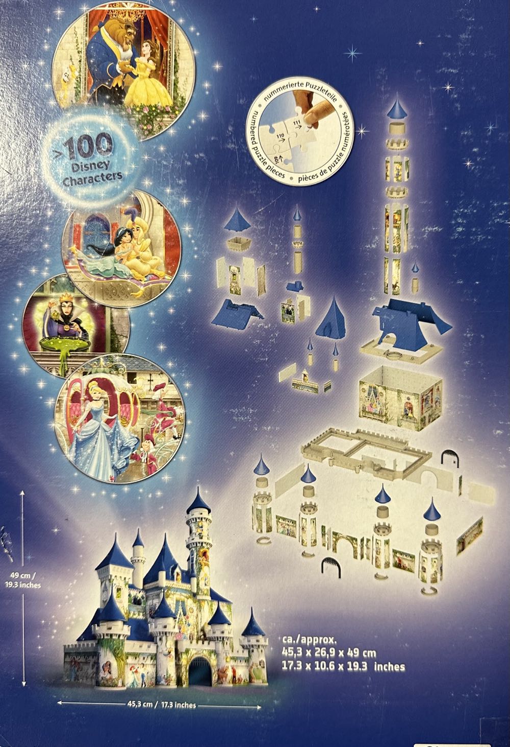 Disney Castle # 125104 - Ravensburger puzzle collectible [Barcode 4005556125104] - Main Image 3
