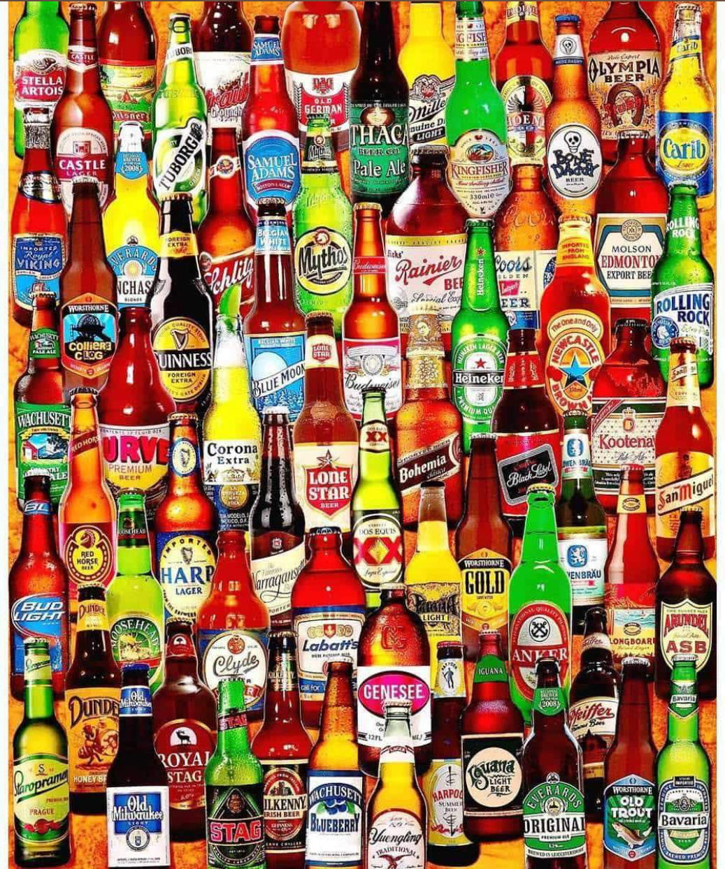 99 Bottles Of Beer On The Wall - White Mountain puzzle collectible [Barcode 724819256518] - Main Image 2