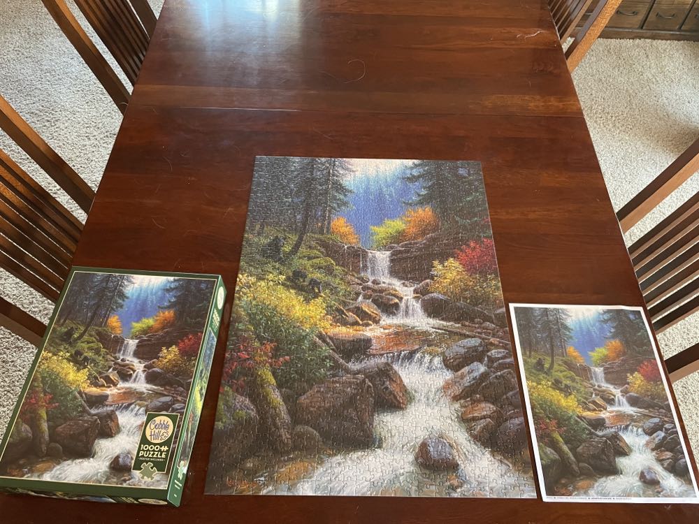 Mountain Cascade - Cobble Hill puzzle collectible [Barcode 625012802307] - Main Image 2