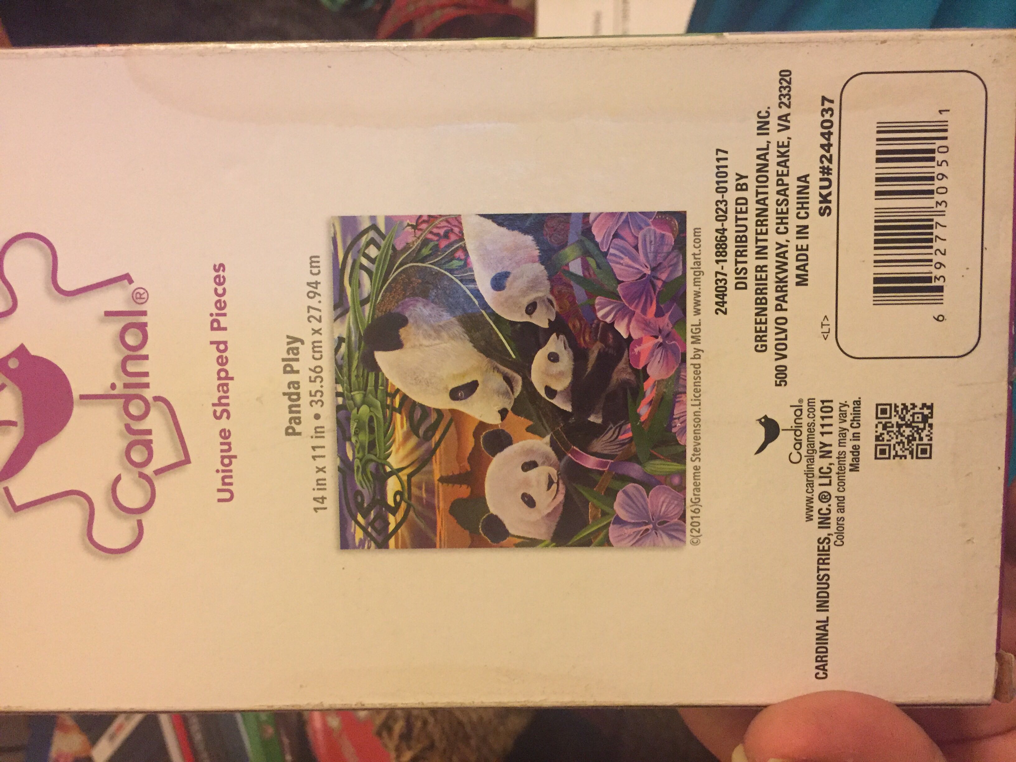 Panda Play  puzzle collectible [Barcode 639277309501] - Main Image 2