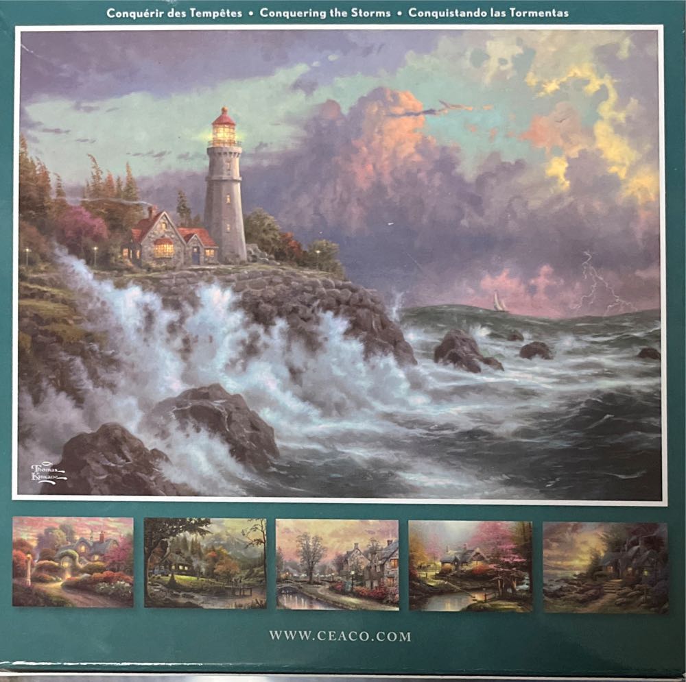 Conquering The Storms - Ceaco puzzle collectible [Barcode 021081033107] - Main Image 2