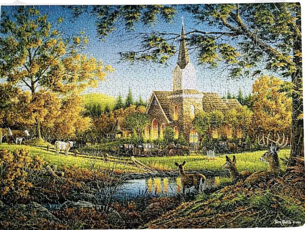 Sunday Morning - White Mountain Puzzles puzzle collectible [Barcode 724819253159] - Main Image 2