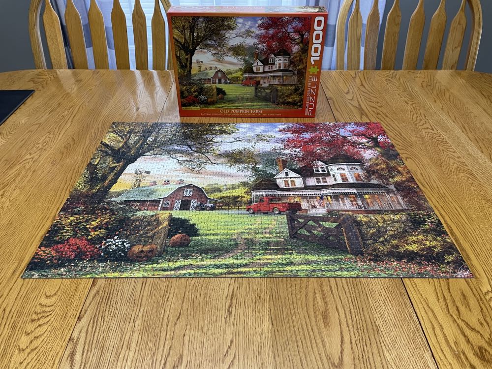 Old Pumpkin Farm   - EuroGraphics puzzle collectible [Barcode 628136606943] - Main Image 4
