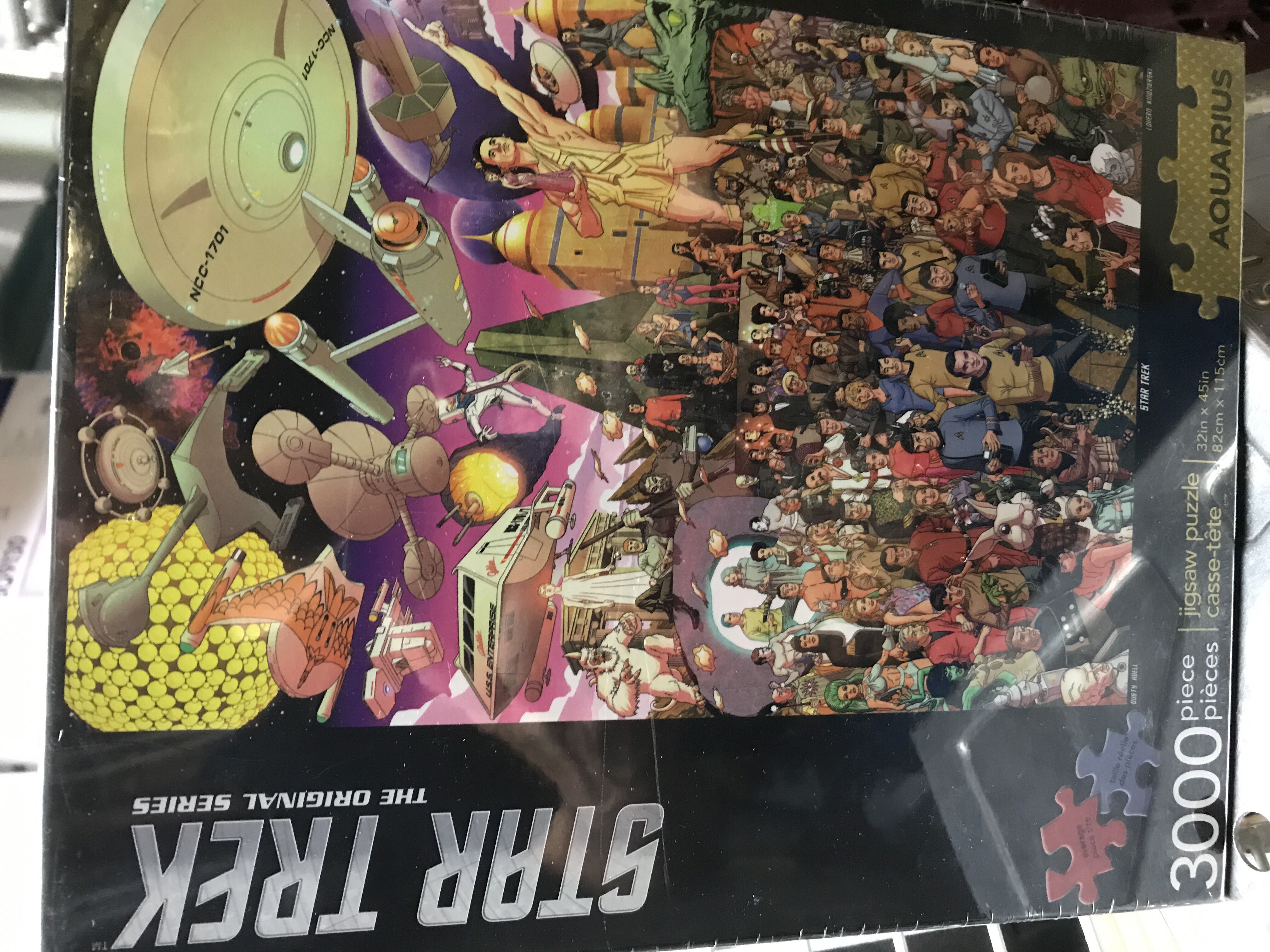 Star Trek The Original Series  - Aquarius puzzle collectible [Barcode 840391112285] - Main Image 2