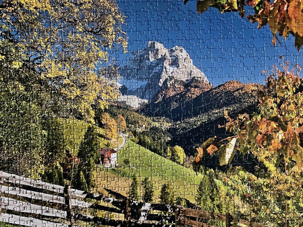 Mountainous Italy - Ravensburger puzzle collectible [Barcode 4005556194230] - Main Image 2