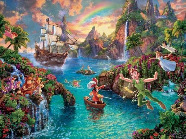 Peter Pan And Captain Hook - Ceaco puzzle collectible [Barcode 0021081290876] - Main Image 2