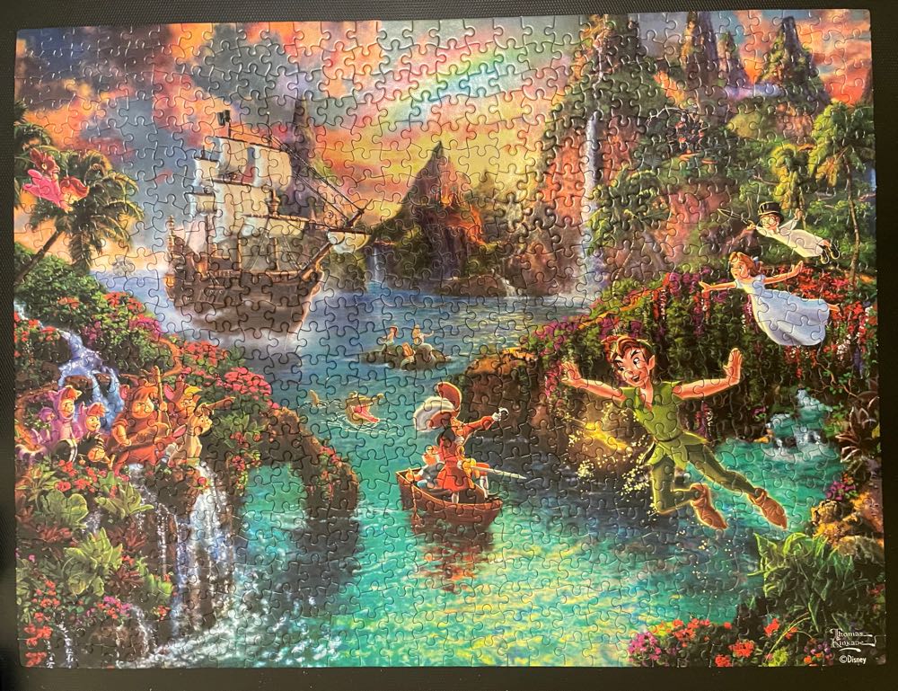 Peter Pan And Captain Hook - Ceaco puzzle collectible [Barcode 0021081290876] - Main Image 4