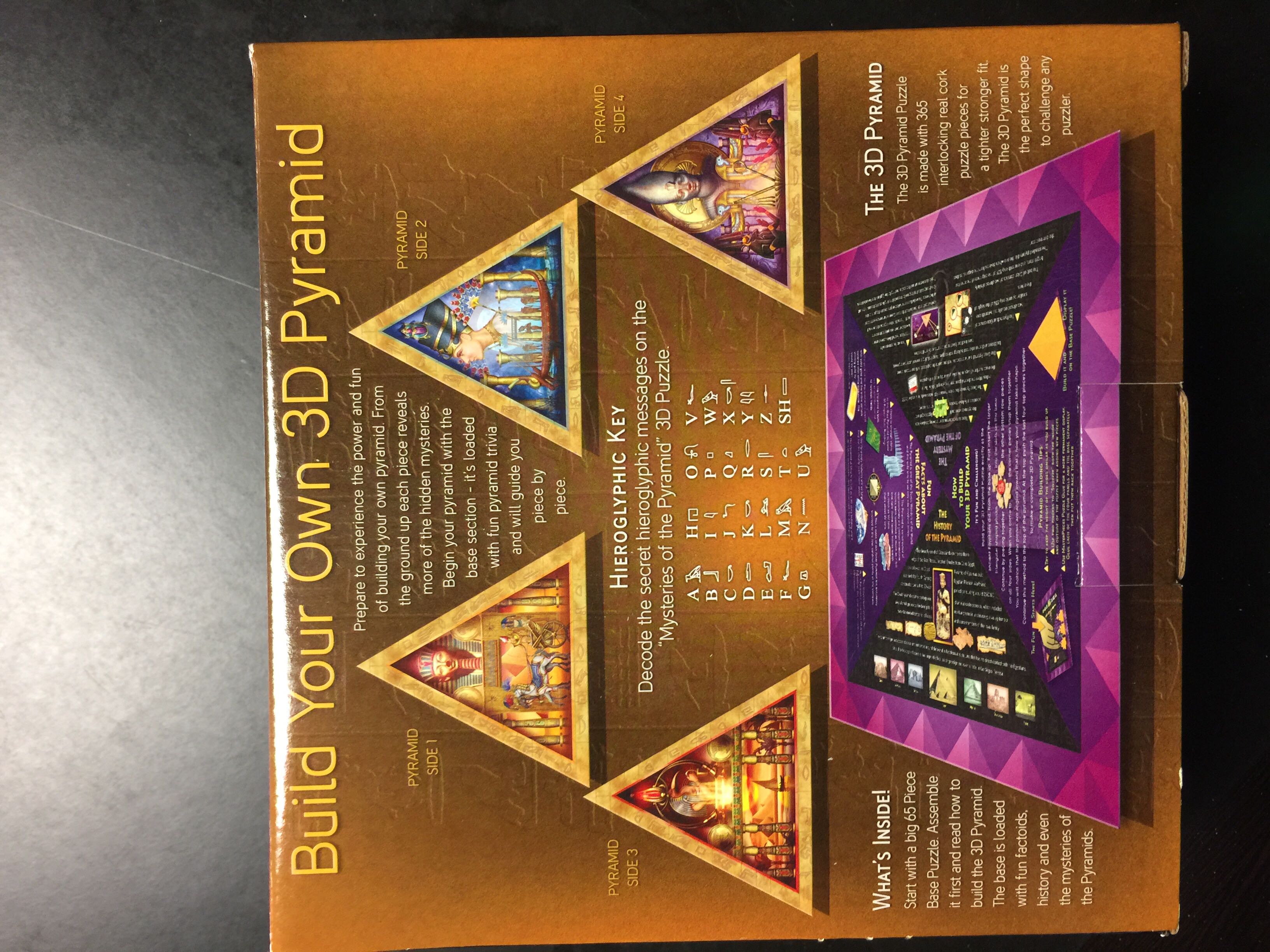 3D Pyramid  - Masterpieces 🇺🇸 puzzle collectible [Barcode 705988309021] - Main Image 2
