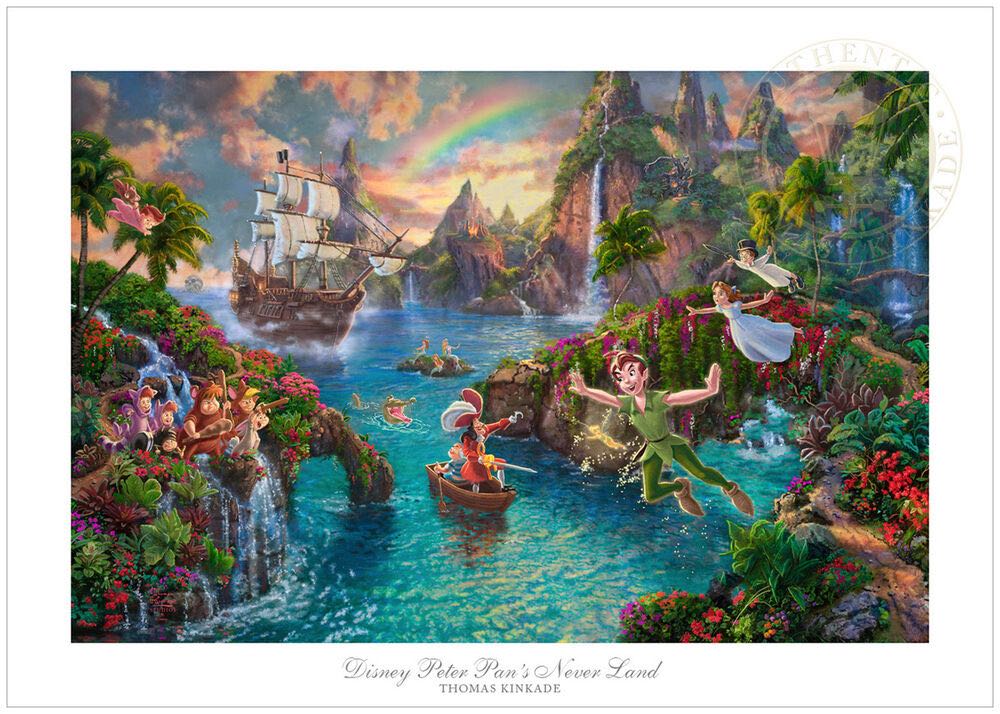 Disney Peter Pan, Thomas Kinkade - Disney puzzle collectible - Main Image 2