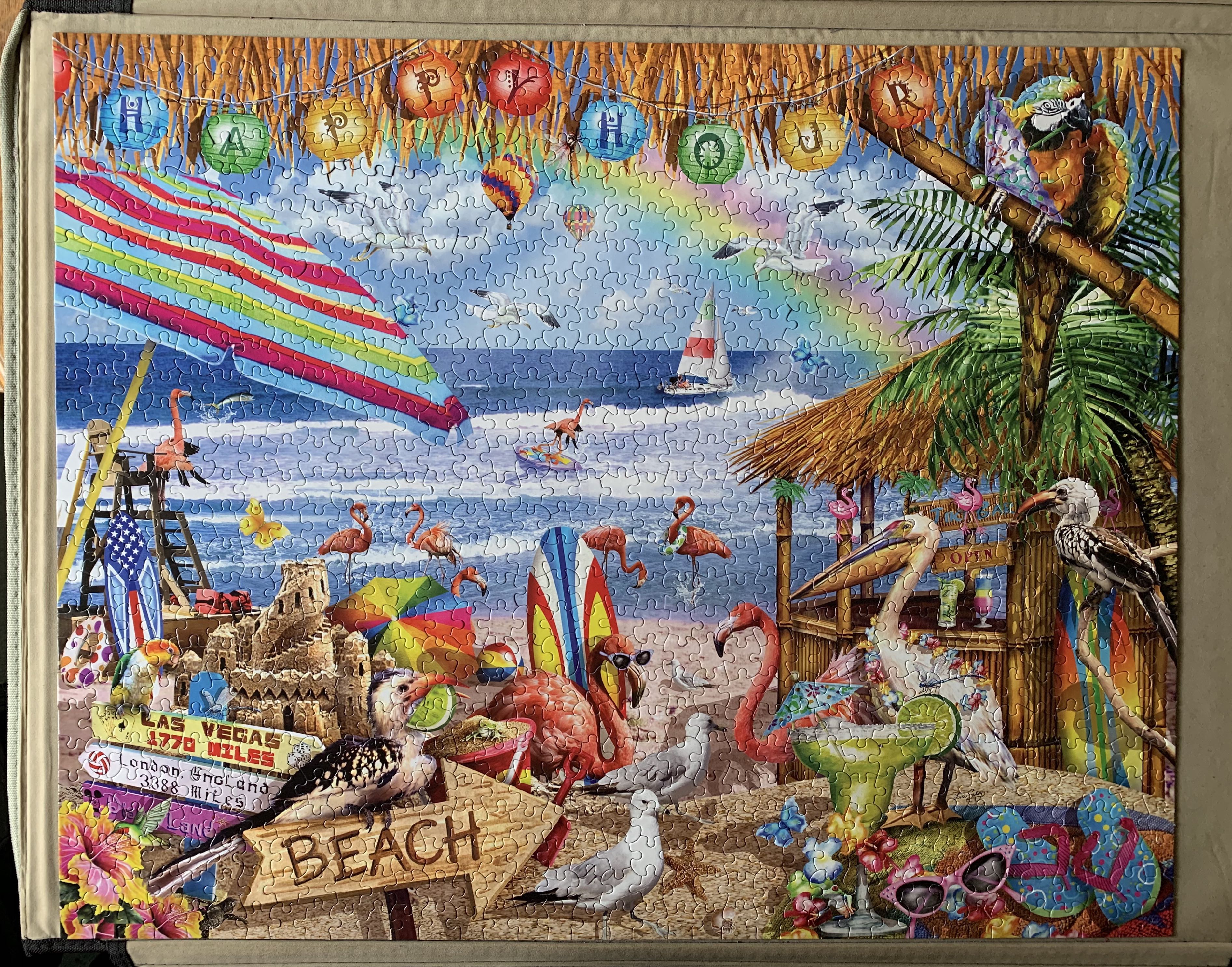 Happy Hour ♥️ - White Mountain puzzle collectible [Barcode 724819255160] - Main Image 2