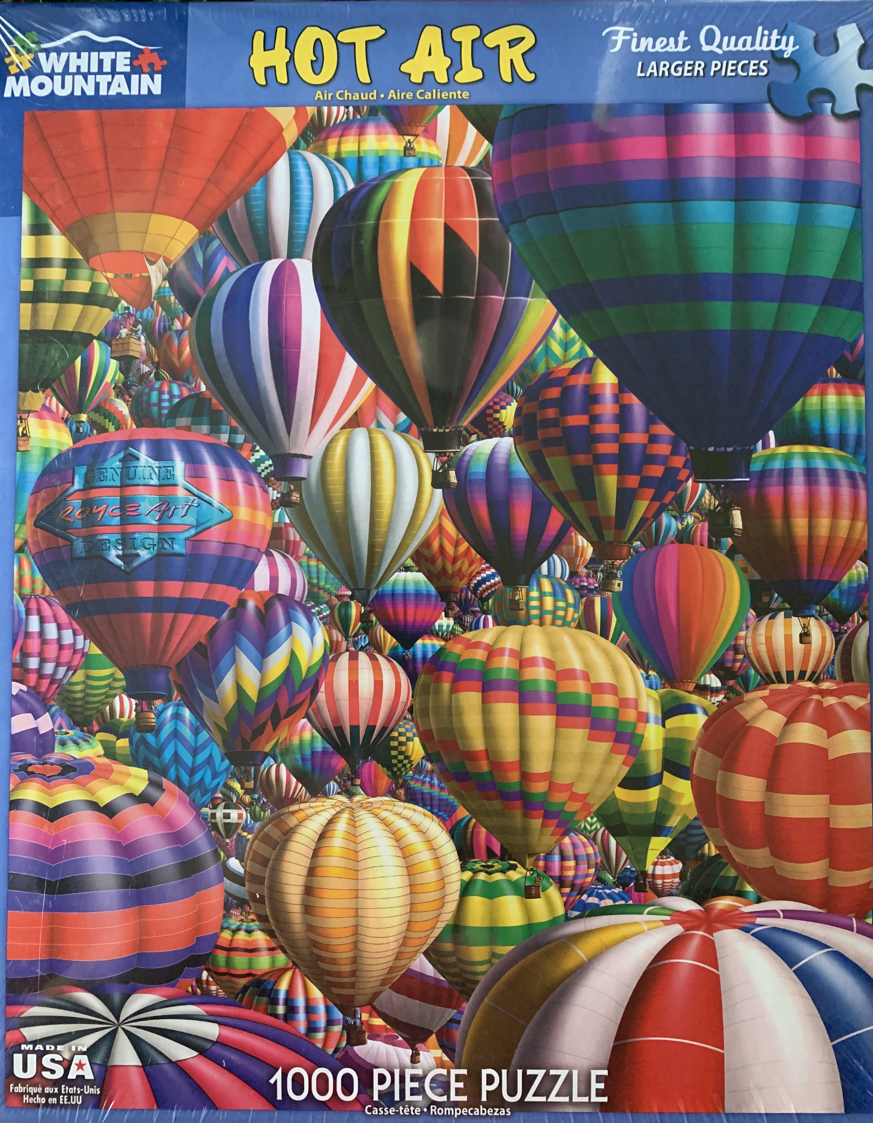 Hot Air - White Mountain Puzzles puzzle collectible [Barcode 724819249572] - Main Image 2