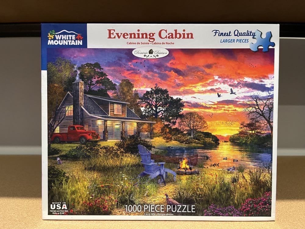 Evening Cabin - White Mountain puzzle collectible - Main Image 3