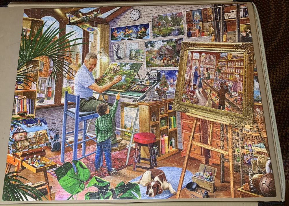 Artist’s Studio - From Nannie🐝 (NFT) - White Mountain puzzle collectible - Main Image 2