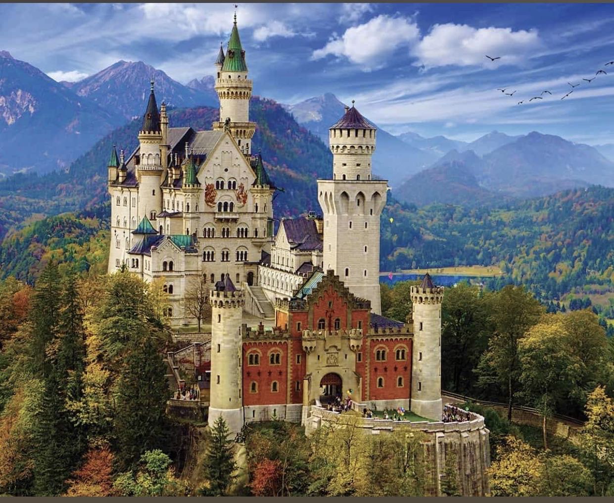 Neuschwanstein Castle - White Mountain Puzzles puzzle collectible - Main Image 2