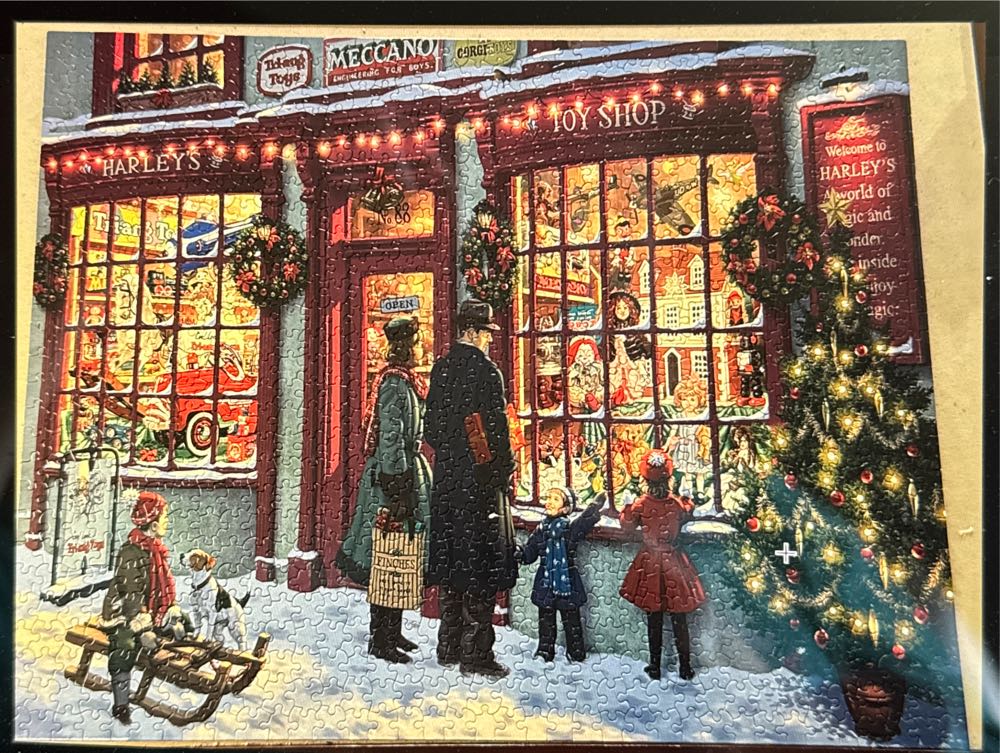 Z-Christmas Toy Shop - White Mountain Puzzles puzzle collectible - Main Image 2