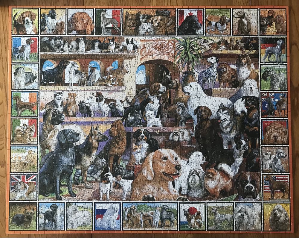The World of Dogs - Donated - White Mountain puzzle collectible [Barcode 724819247622] - Main Image 2