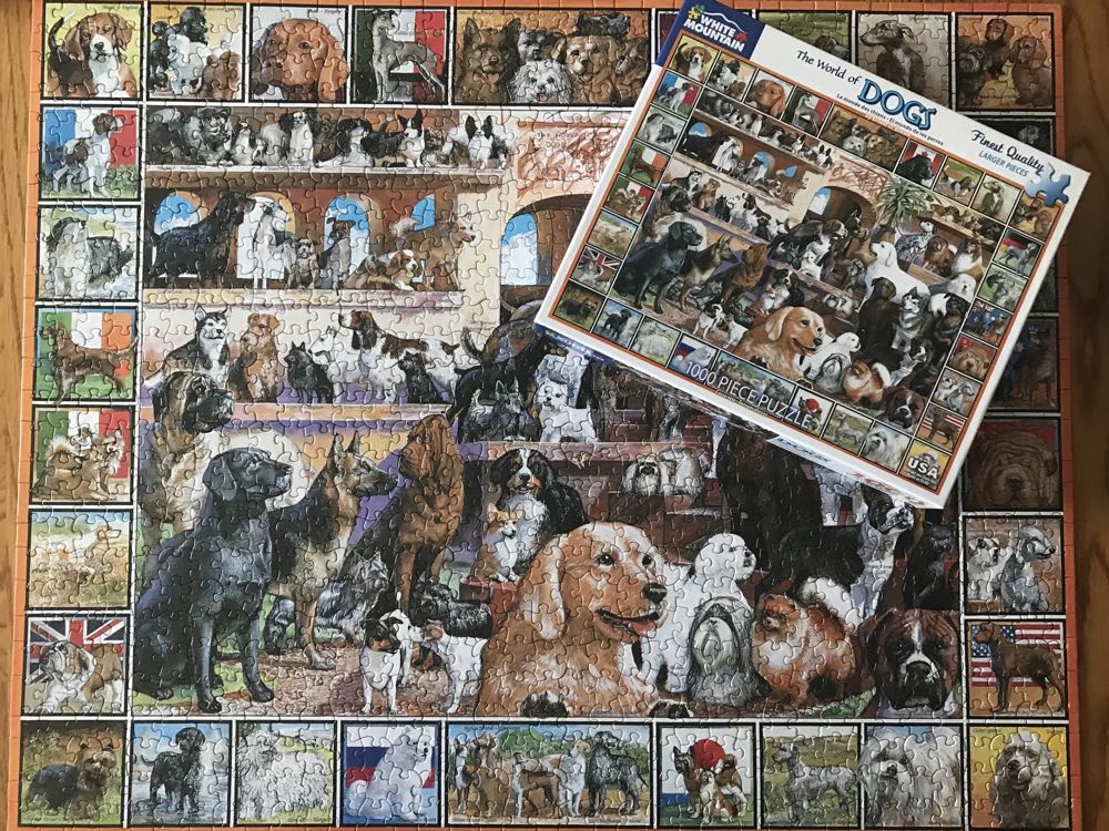 The World of Dogs - Donated - White Mountain puzzle collectible [Barcode 724819247622] - Main Image 3