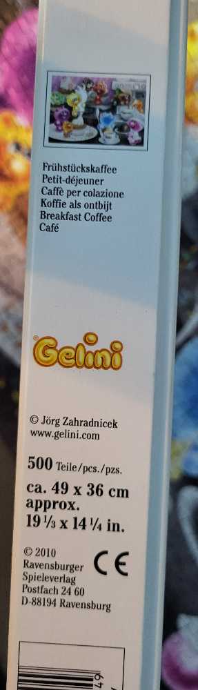 Gelini - Breakfast Coffee - Ravensburger puzzle collectible [Barcode 4005556141449] - Main Image 3