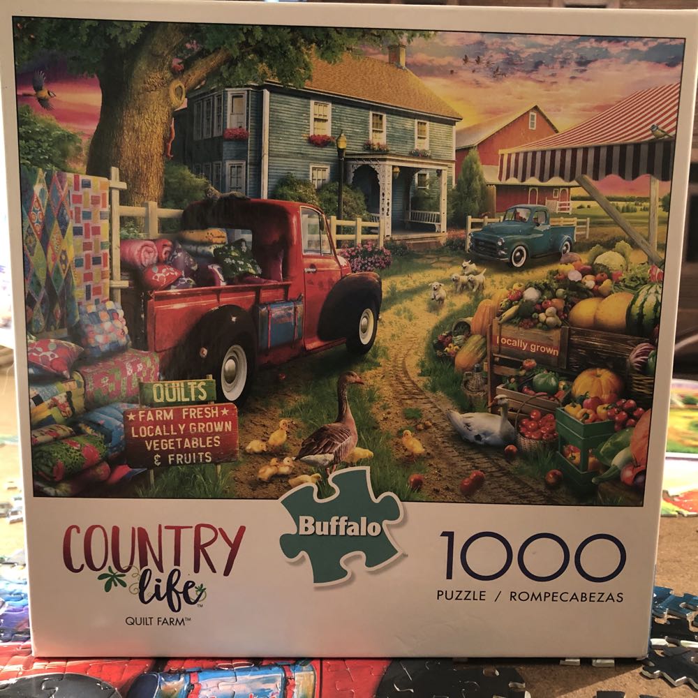 Quilt Farm - Completed - Buffalo Games puzzle collectible - Main Image 3