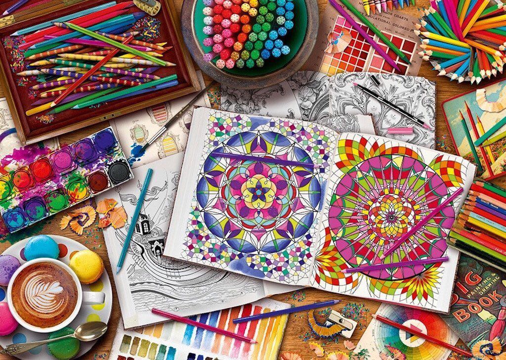 The Artists Desk - Ravensburger puzzle collectible - Main Image 1