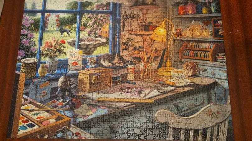 The Craft Shed, My Haven #1 - Ravensburger puzzle collectible - Main Image 2