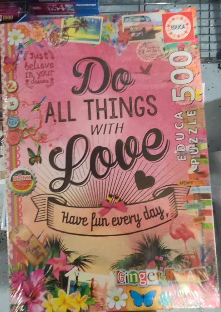 Do All Things With Love - Educa puzzle collectible - Main Image 2
