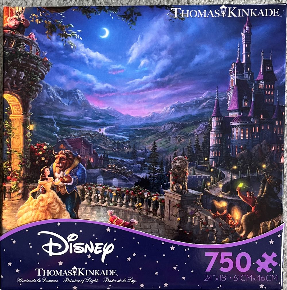 Beauty and the Beast - Dancing In The Moonlight - Ceaco puzzle collectible [Barcode 021081290975] - Main Image 3